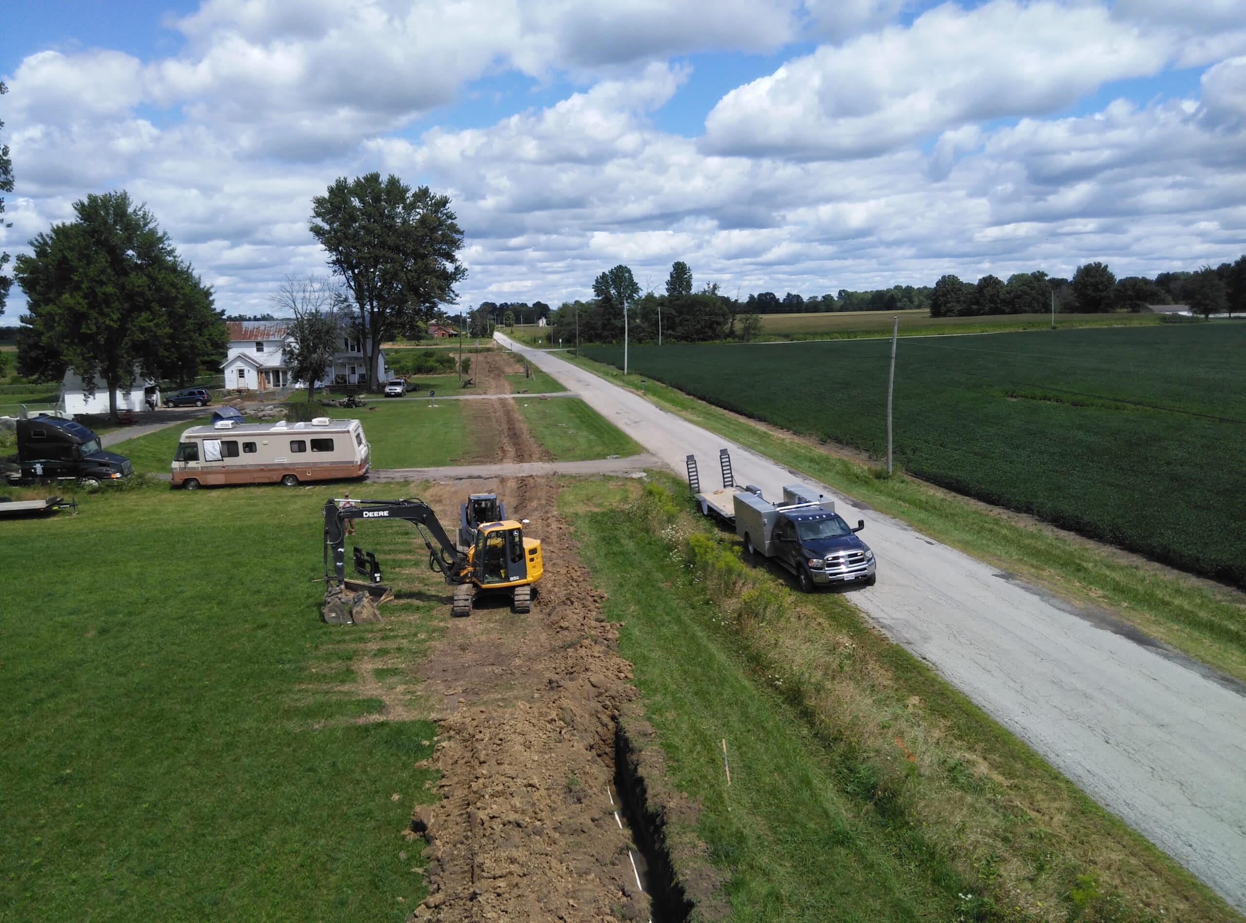 Water Line Installation — Charlotte excavation services